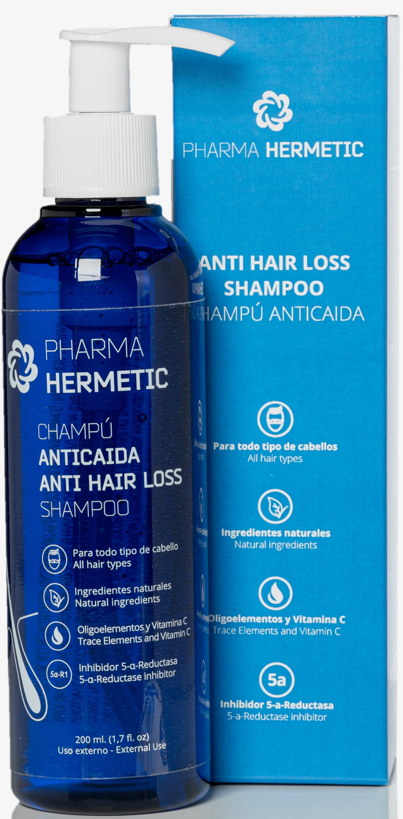 Pharma Hermetic Anti Hair Loss Shampoo Blue line